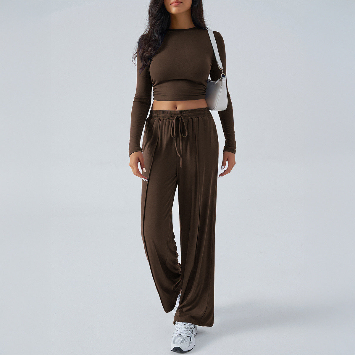 European And American Sports wear Long Sleeve Inner Wear Trousers Suit Women