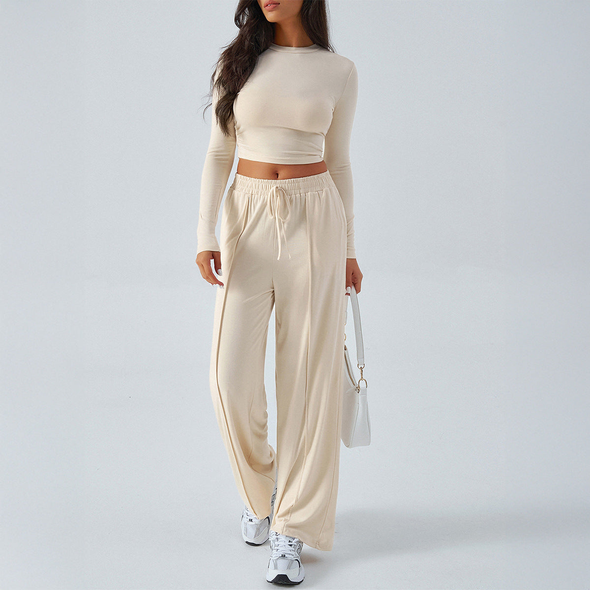 European And American Sports wear Long Sleeve Inner Wear Trousers Suit Women